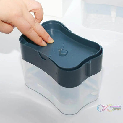 2 in 1 Soap Dispenser for Dishwasher Liquid Holder, Liquid Dispenser Through Pump (1 Pc) - infinityexculsivestore.com