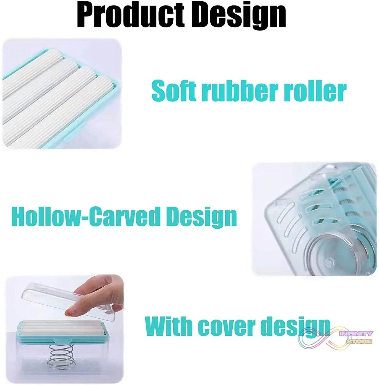 2 in 1 Soap Roller with Case (1 Pc) - infinityexculsivestore.com