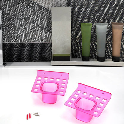 2 - in - 1 Tumbler Dish & Toothbrush Holder (2 - Pcs) - infinityexculsivestore.com