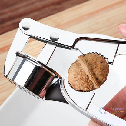 2 in1 Garlic Masher Premium Garlic Press & Walnut Cracker Opener (1 Pc) - infinityexculsivestore.com