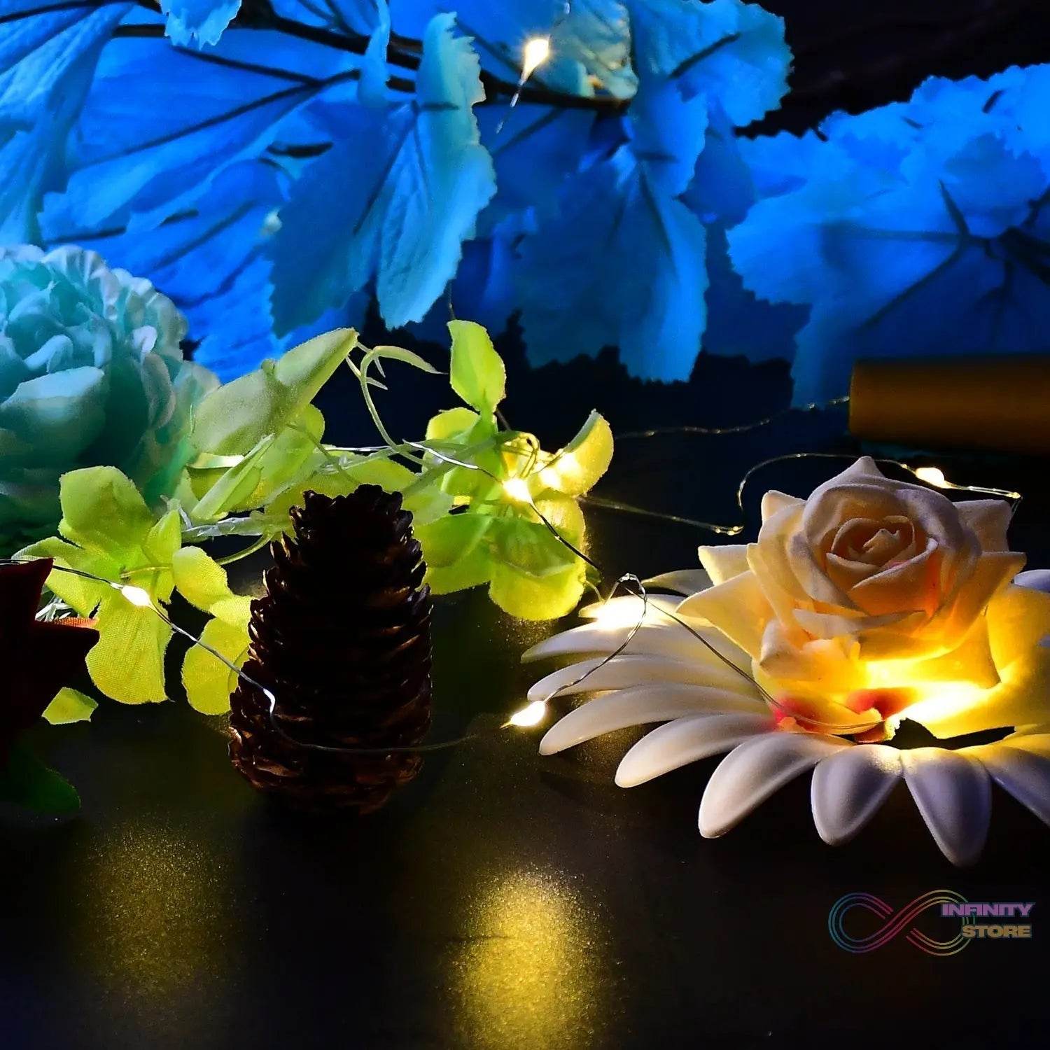 20 LED Wine Bottle Cork Lights Copper Wire String Lights, Battery Powered / Wine Bottle Fairy Lights Bottle - infinityexculsivestore.com