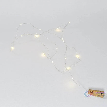 20 LED Wine Bottle Cork Lights Copper Wire String Lights, Battery Powered / Wine Bottle Fairy Lights Bottle - infinityexculsivestore.com