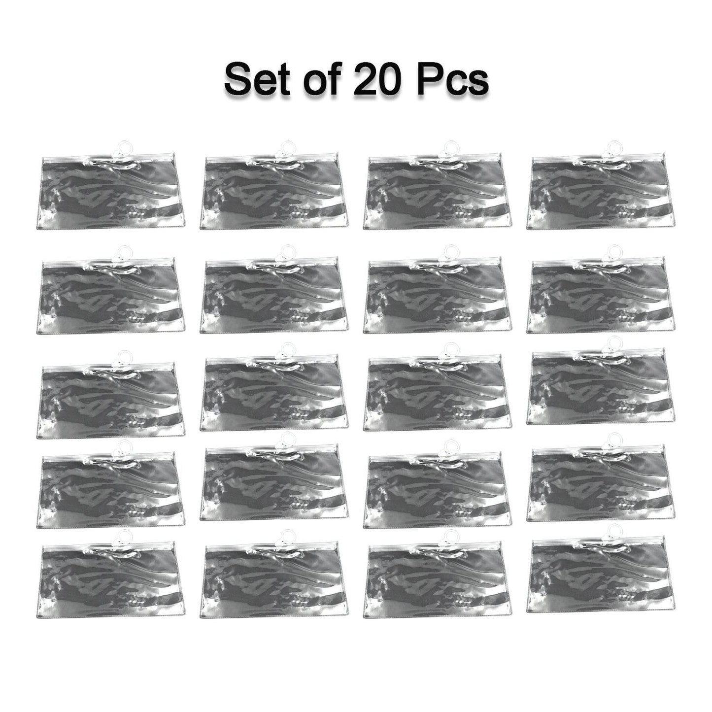 20 Pc Transparent Pouch For Carrying Stationary Stuffs And All By The Students. - infinityexculsivestore.com