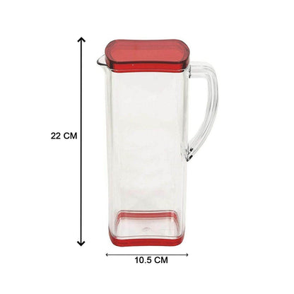 2000Ml Square Jug For Carrying Water And Types Of Juices And Beverages And All. - infinityexculsivestore.com