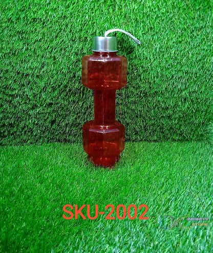 2002_Steel Cap Plastic water Dumbbells Bottle - infinityexculsivestore.com