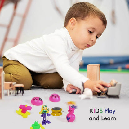 20pc Mix All New Toy With Plastic Commander Container , Mix All Types Playing Toy For Kids - infinityexculsivestore.com