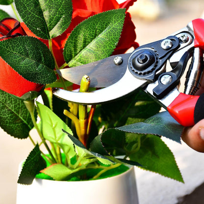 21Cm Red GARDEN SHEARS SHARP CUTTER PRUNERS SCISSOR, PRUNER. - infinityexculsivestore.com