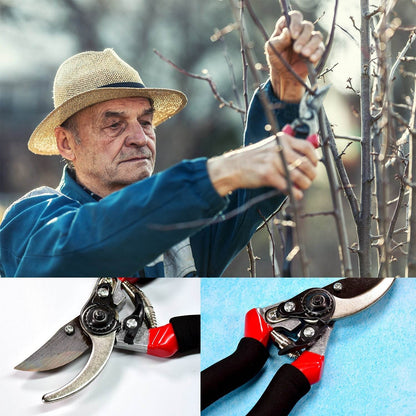 21Cm Red GARDEN SHEARS SHARP CUTTER PRUNERS SCISSOR, PRUNER. - infinityexculsivestore.com