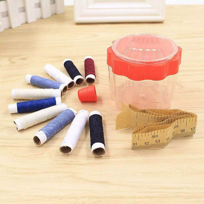 24 Pc Sewing Box used in storing of thread roles and sewing stuff including all home purposes. - infinityexculsivestore.com