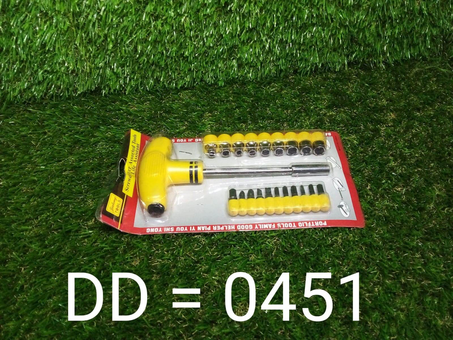 24 pcs T shape screwdriver set Batch Head Ratchet Pawl Socket Spanner hand tools - infinityexculsivestore.com