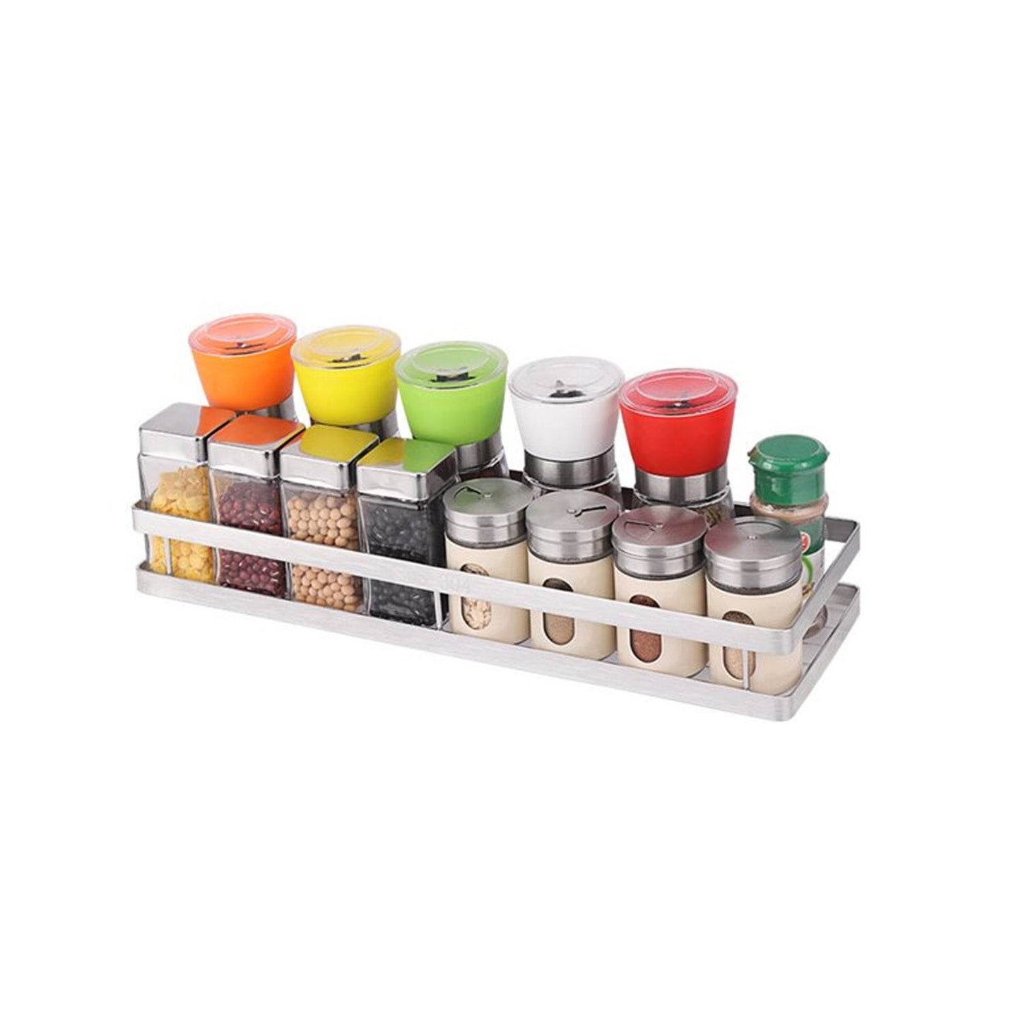 25 cm Metal Space Saving Multi - Purpose rack for Kitchen Storage Organizer Shelf Stand. - infinityexculsivestore.com