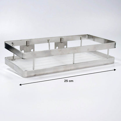 25 cm Metal Space Saving Multi - Purpose rack for Kitchen Storage Organizer Shelf Stand. - infinityexculsivestore.com