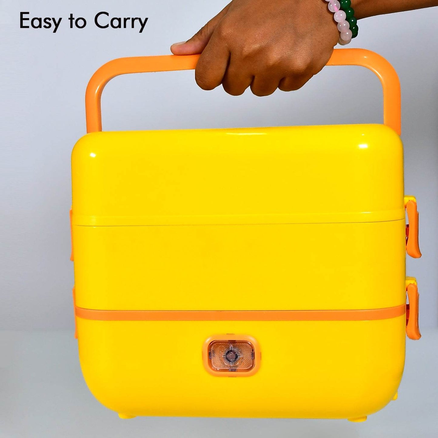 2Layer Electric Lunch Box for Office, Portable Lunch Warmer with Removable 4 Stainless Steel Container. - infinityexculsivestore.com
