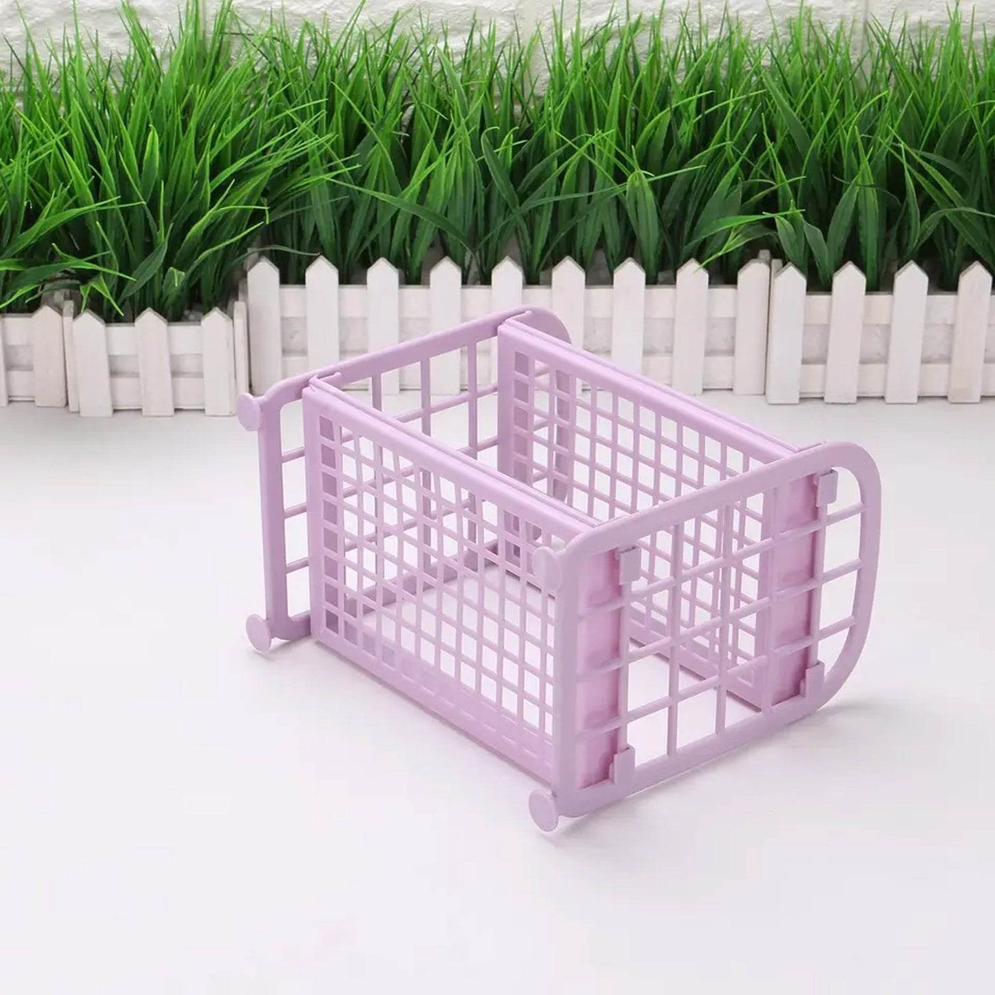 2Layer Foldable Plastic Small Storage Shelf / Rack (1 Pc / Mix Color) - infinityexculsivestore.com