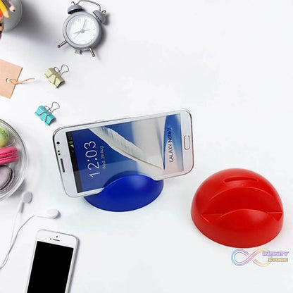 2in1 ABS Plastic Phone Holder Phone Stand With Coin Bank (1 Pc) - infinityexculsivestore.com