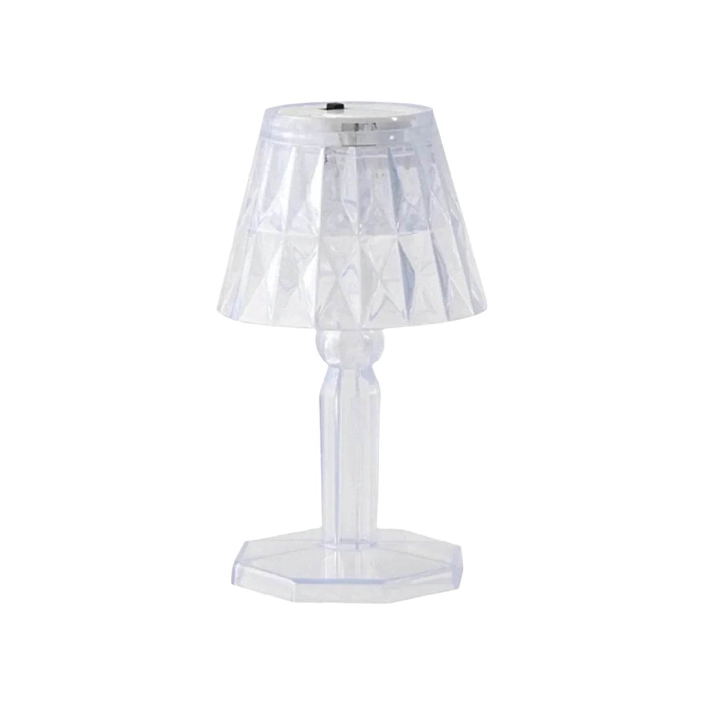 2in1 Transparent Mini Crystal Table Lamp with Reflection Light - infinityexculsivestore.com