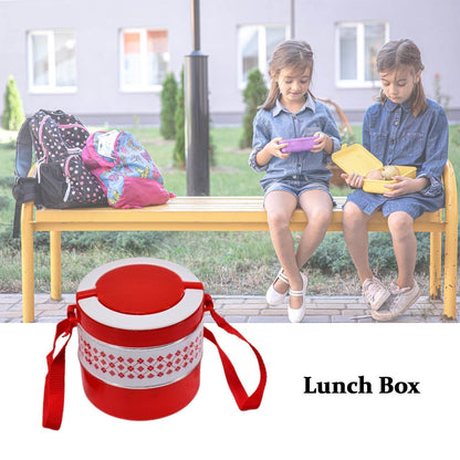 2layer Adjustable Insulated Tiffin Set of 1, Blue 3 Containers Lunch Box - infinityexculsivestore.com