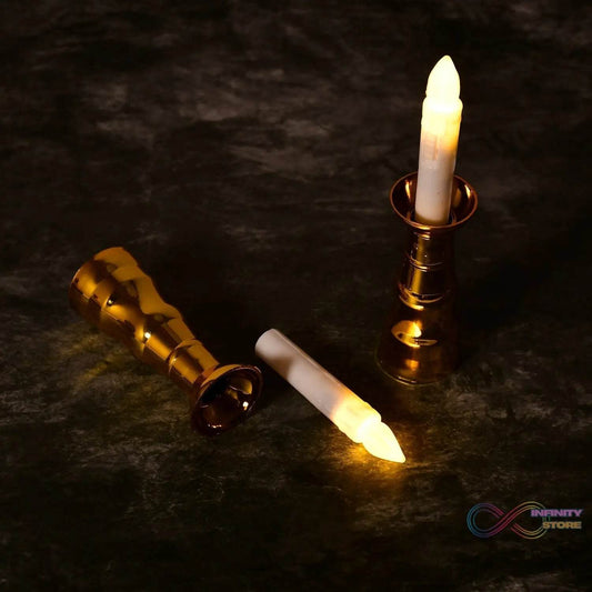 2pcs LED Candle Light Candles Flameless Lamp Indoor Window Decoration Wedding Party Decor Light - infinityexculsivestore.com
