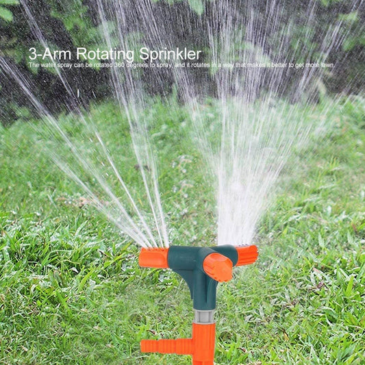 3 Arm 360° Rotating Garden Sprinkler - infinityexculsivestore.com