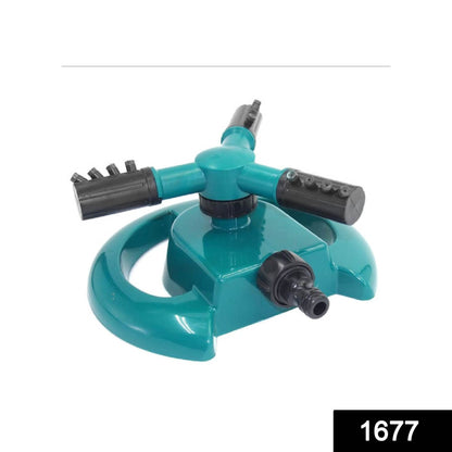 3 Arm 360Â° Sector Rotating Water Sprinkler Garden Pipe Hose Irrigation Yard - infinityexculsivestore.com
