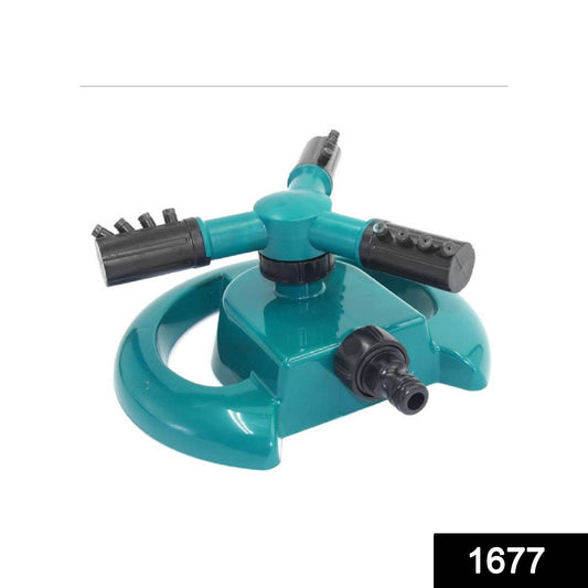 3 Arm 360Â° Sector Rotating Water Sprinkler Garden Pipe Hose Irrigation Yard - infinityexculsivestore.com