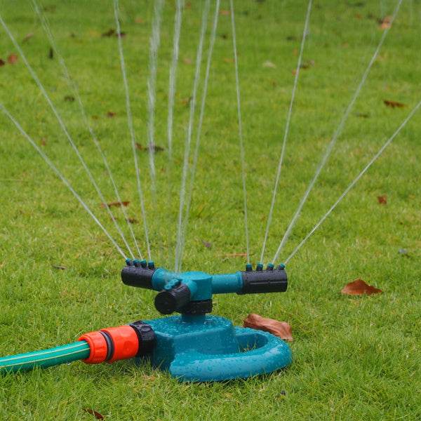 3 Arm 360Â° Sector Rotating Water Sprinkler Garden Pipe Hose Irrigation Yard - infinityexculsivestore.com