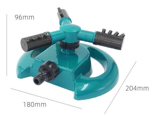 3 Arm 360Â° Sector Rotating Water Sprinkler Garden Pipe Hose Irrigation Yard - infinityexculsivestore.com