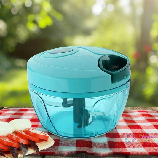 3 Blades Handy Chopper and Slicer Used Widely for chopping and Slicing (450 ML / 1 Pc) - infinityexculsivestore.com