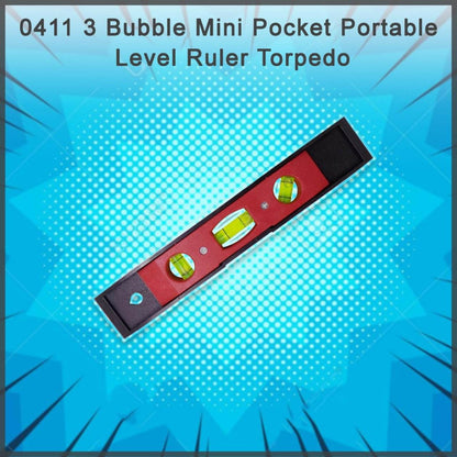 3 Bubble Mini Pocket Portable Level Ruler Torpedo - infinityexculsivestore.com