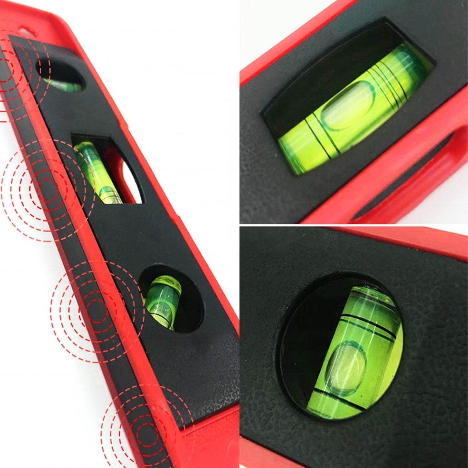 3 Bubble Mini Spirit Level Plastic Torpedo Carpenter's Spirit Level Measurement tools - infinityexculsivestore.com
