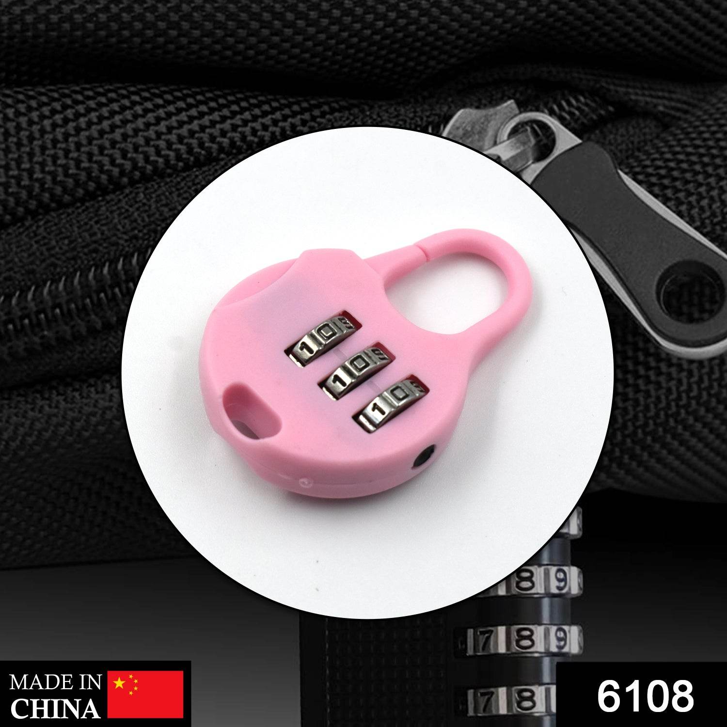 3 Digit Zipper Lock and zipper tool used widely in all security purposes of zipper materials. - infinityexculsivestore.com