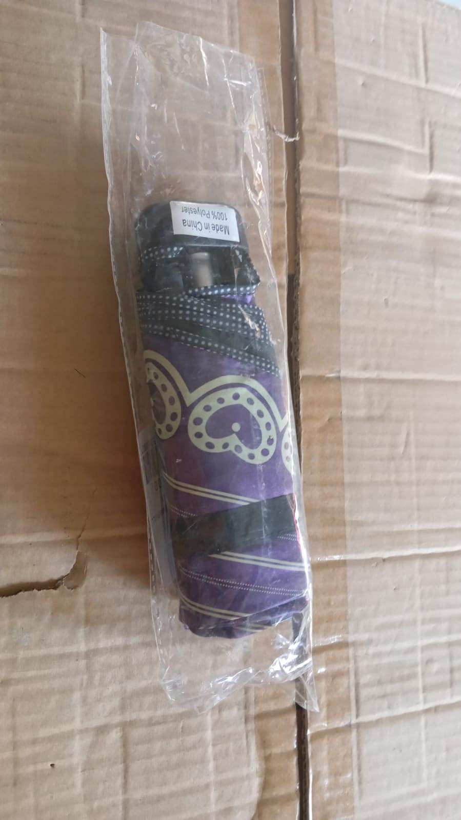 3 - Fold & 5 Floor Sun Protective Solid Foldable Umbrella (1 Pc) - infinityexculsivestore.com
