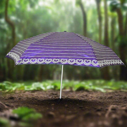3 - Fold & 5 Floor Sun Protective Solid Foldable Umbrella (1 Pc) - infinityexculsivestore.com