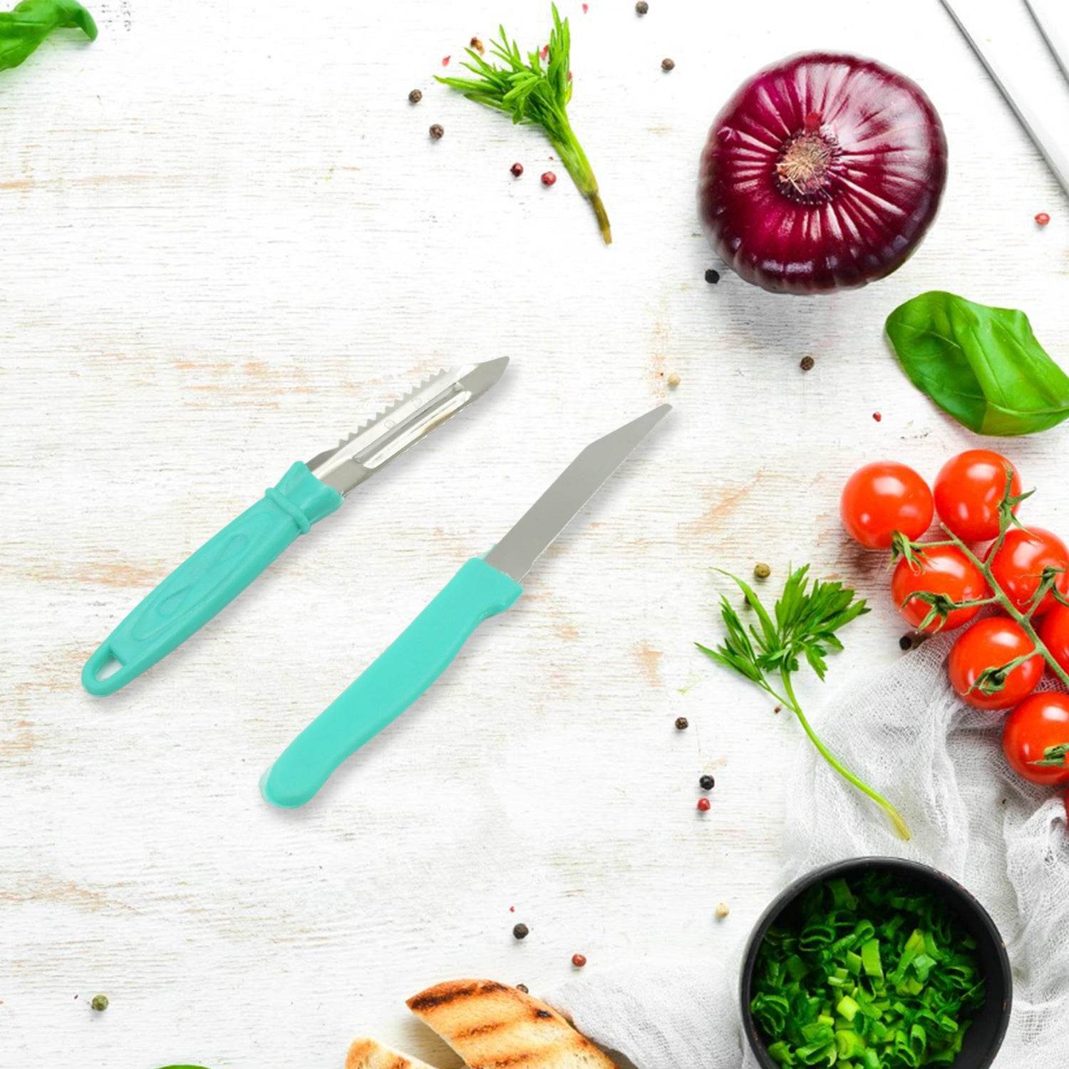 3 In 1 Kitchen Combo - Kitchen Lighter, Stainless Steel Knife and Peeler - infinityexculsivestore.com