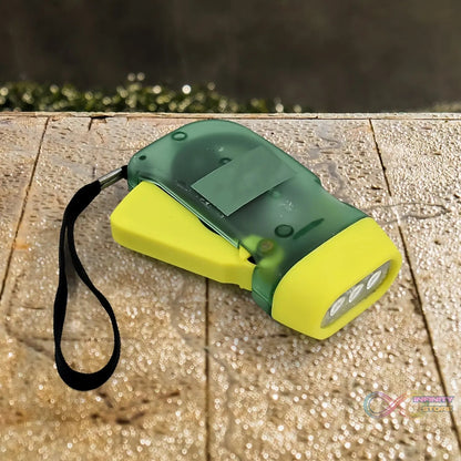 3 LED Hand Press Torch Hand Crank Flashlight Hand Pressing Flashlight Traveling Torch Light Manual Generator, Battery - Free Flashlight (1 Pc) - infinityexculsivestore.com