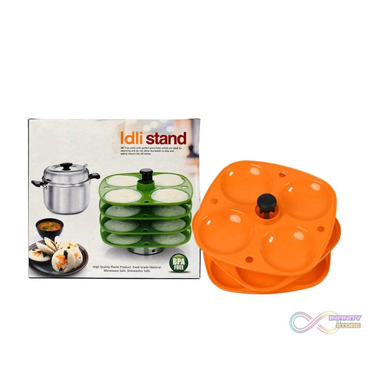 3 Layer Idli Stand for Holding and Serving Idlis (Household Kitchen Use) - infinityexculsivestore.com