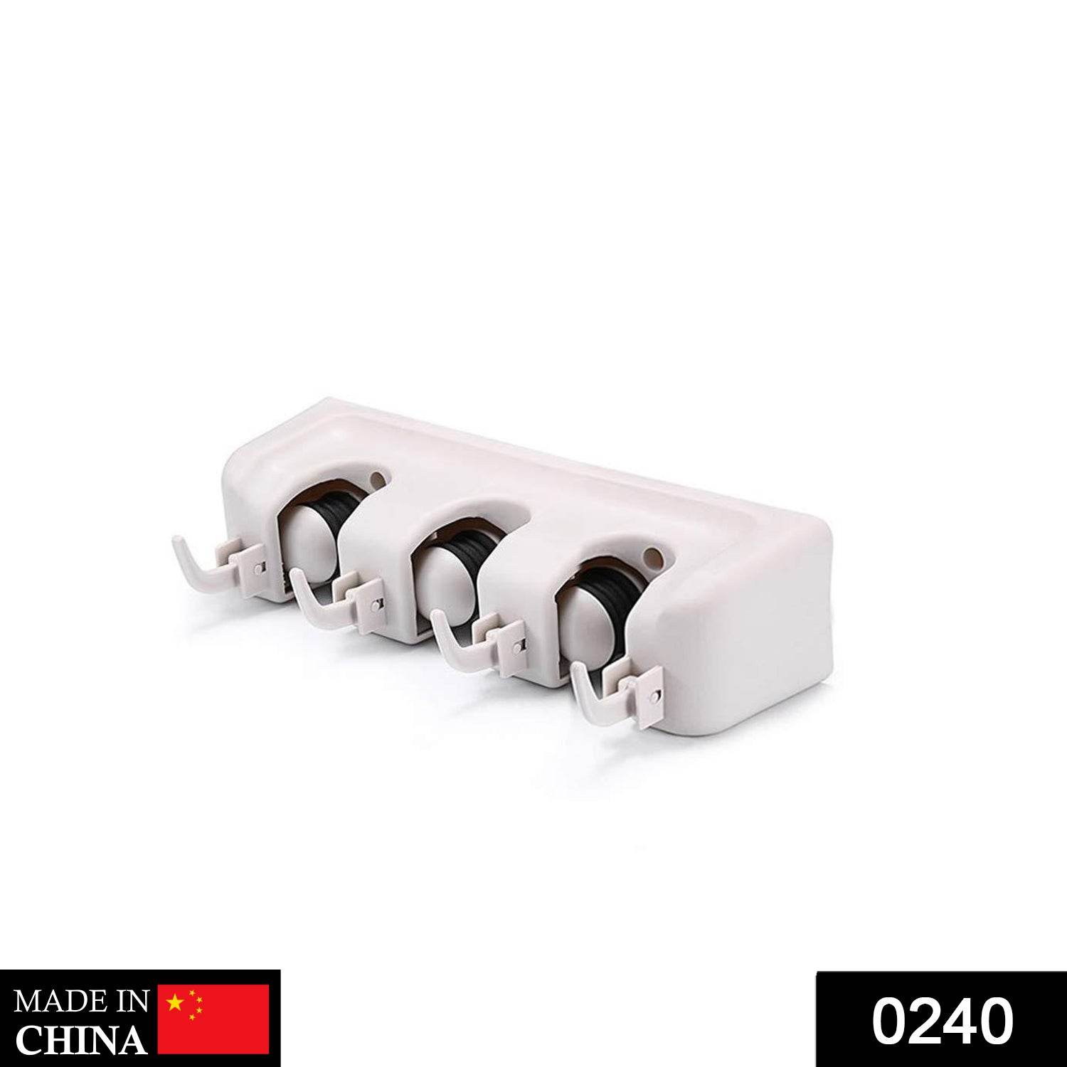 3 Layer Mop and Broom Holder - infinityexculsivestore.com