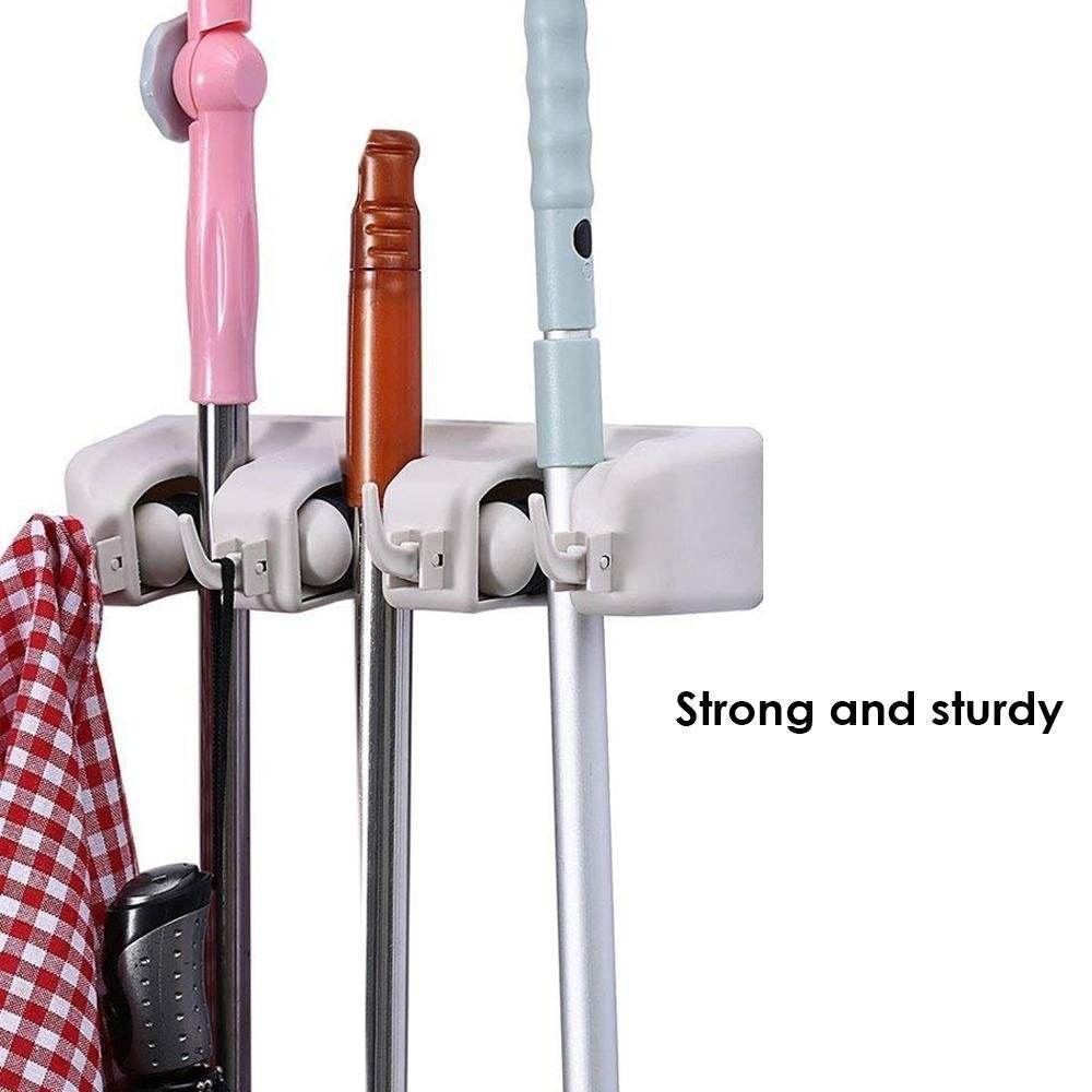 3 Layer Mop and Broom Holder - infinityexculsivestore.com