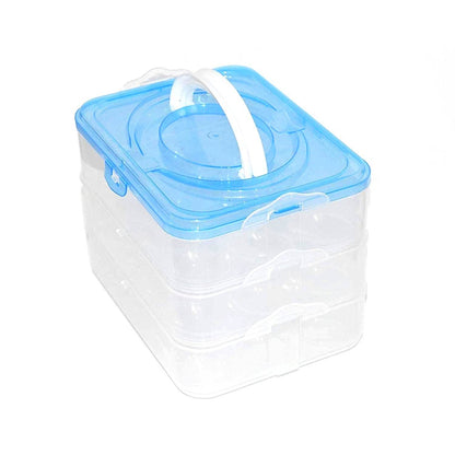 3-Layer Plastic Refrigerator Egg Storage Box (36 Grid) - infinityexculsivestore.com