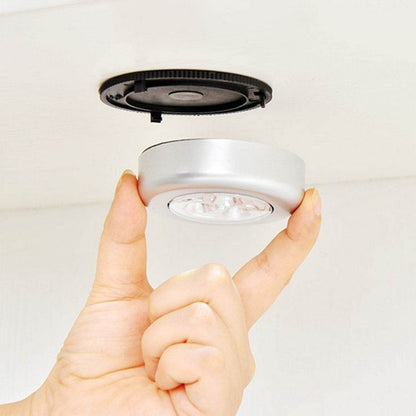 3 Led Cordless Stick Tap Wardrobe Touch Light Lamp - infinityexculsivestore.com