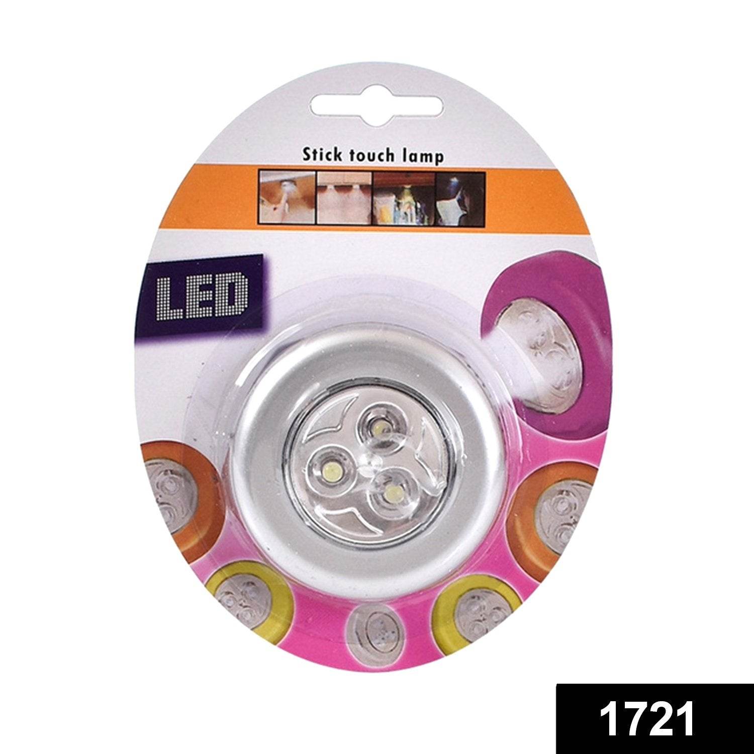 3 Led Cordless Stick Tap Wardrobe Touch Light Lamp - infinityexculsivestore.com