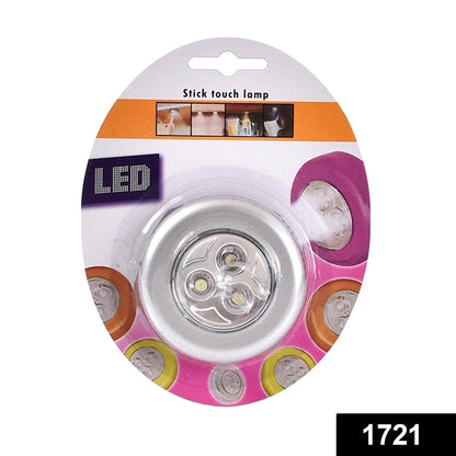 3 Led Cordless Stick Tap Wardrobe Touch Light Lamp - infinityexculsivestore.com