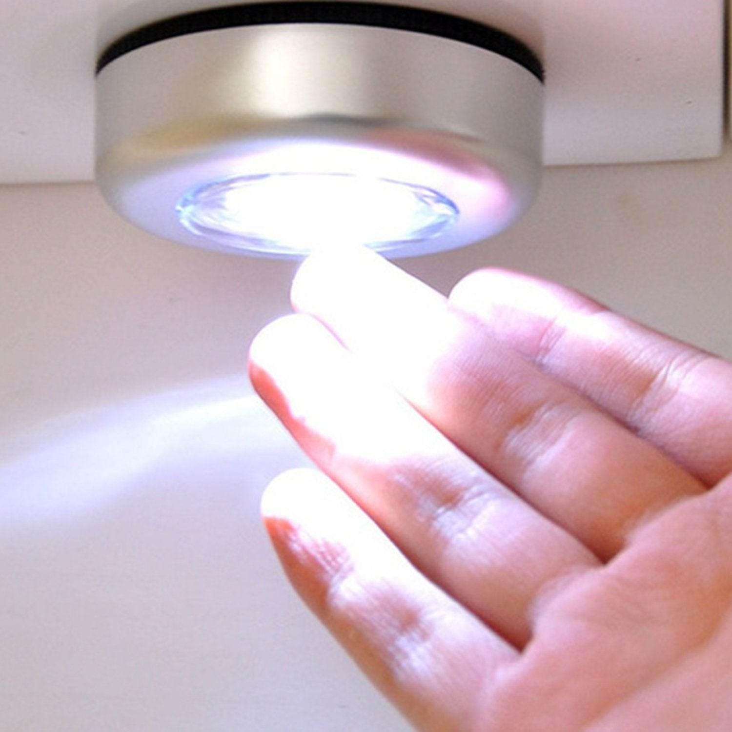 3 Led Cordless Stick Tap Wardrobe Touch Light Lamp - infinityexculsivestore.com