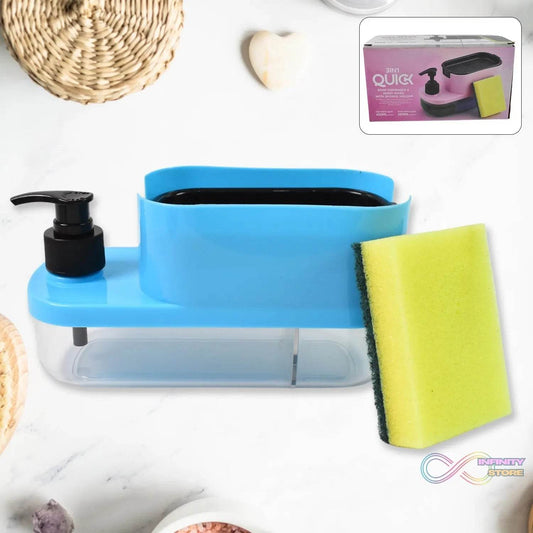 3 in 1 Dishwashing and Handwash Liquid Soap Dispenser (3 in 1 Dispenser) - infinityexculsivestore.com