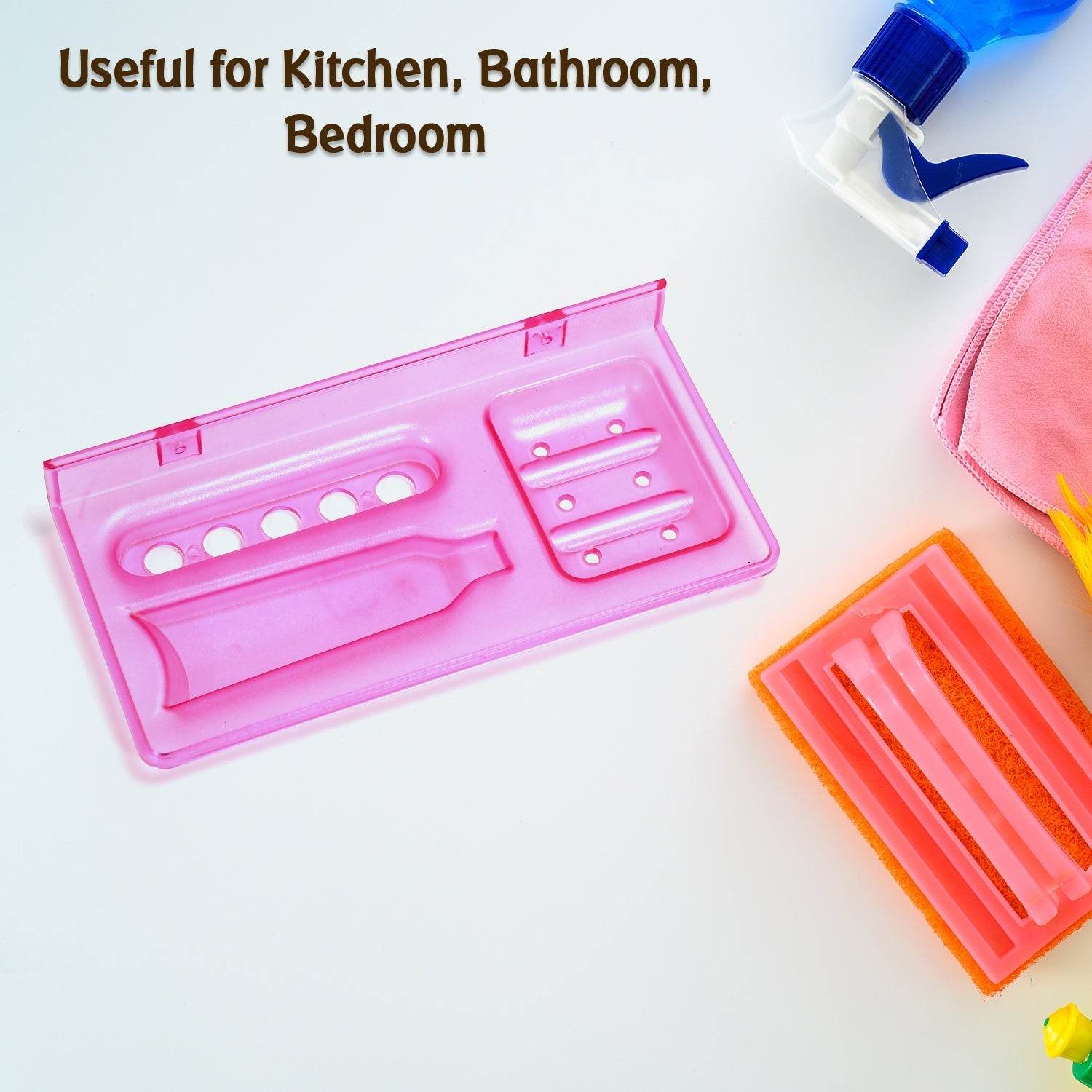 3 - in - 1 Glass Soap Dish for Bathroom Ware by Pure Source India - infinityexculsivestore.com