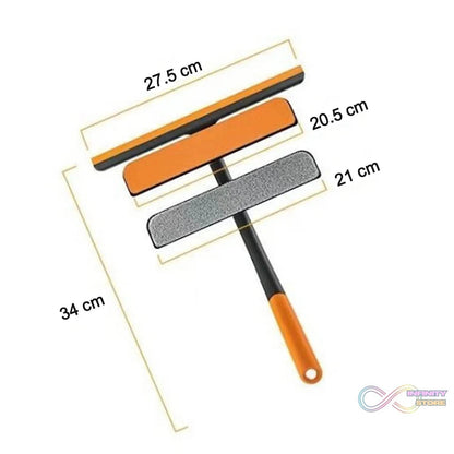 3 in 1 Glass Wiper used in all kinds of household and official places for cleaning and wiping of floors, glasses and dust etc. - infinityexculsivestore.com
