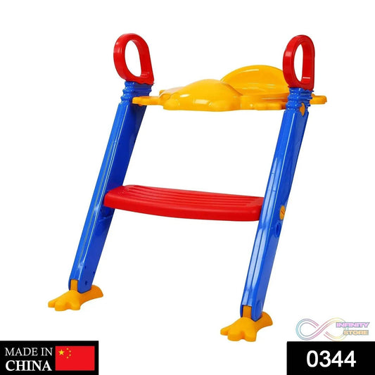 3 in 1 Kids / Toddler Potty Toilet Seat with Step Stool Ladder (Multicolour) - infinityexculsivestore.com