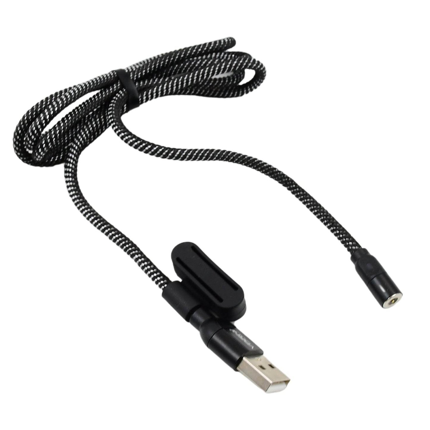 3 in 1 Magnetic USB Charging Cable | USB-c Android and Lightning with Extra Protecting Nylon| Strong Magnetic Cable with Full Rotation Support Fast Charging - infinityexculsivestore.com