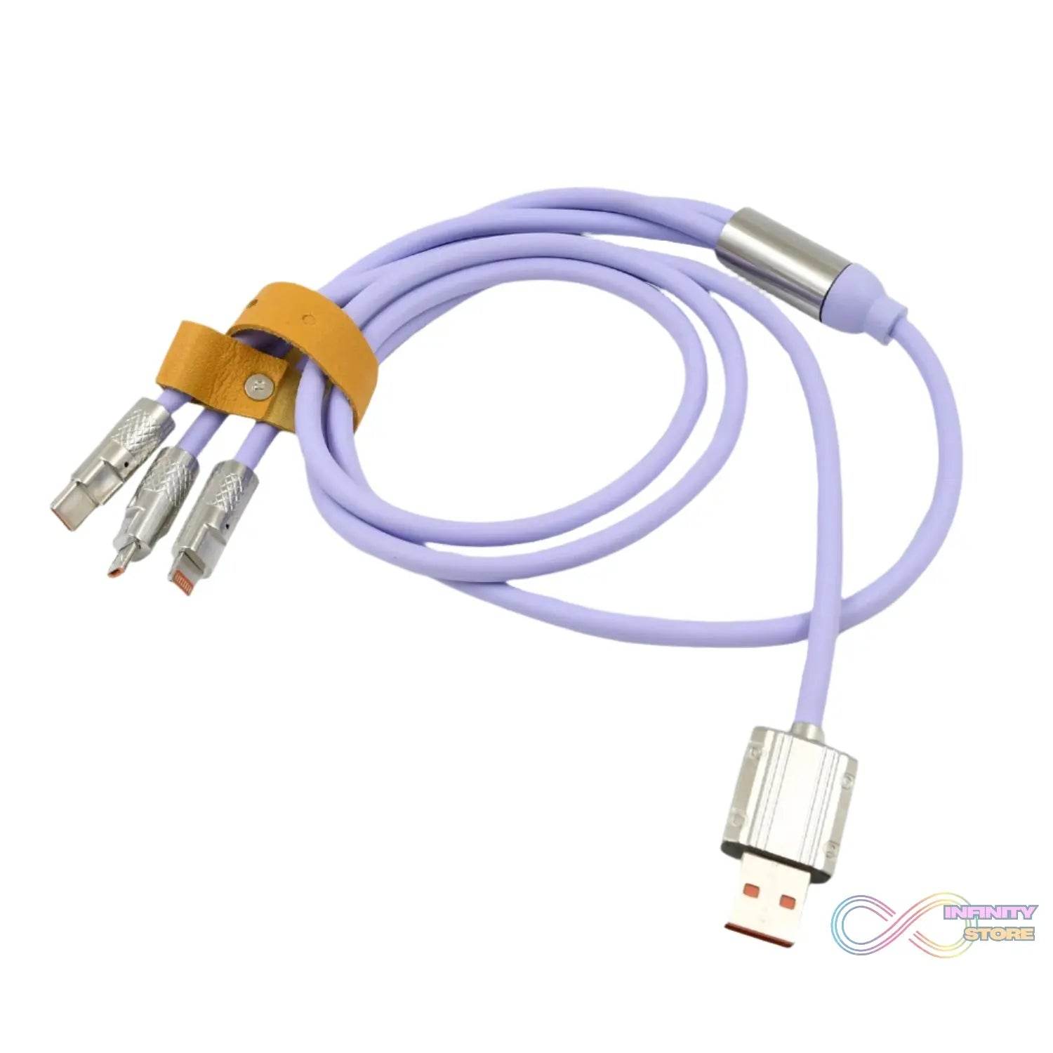 3 in 1 Multi Super Fast Charging Cable (1 Pc) - infinityexculsivestore.com