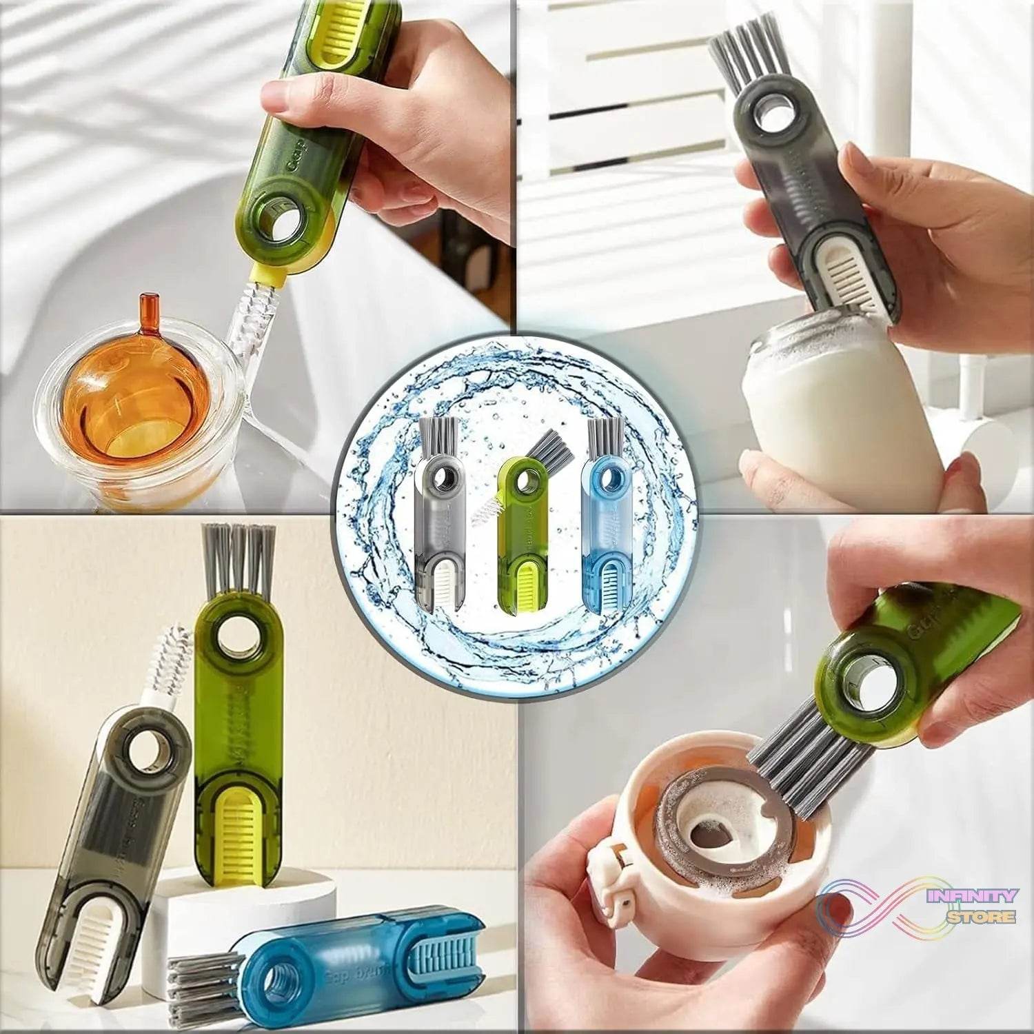 3 in 1 Multifunctional Cleaning Brush (1 Pc / Loose) - infinityexculsivestore.com